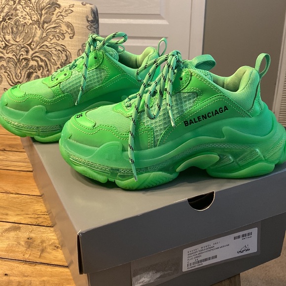Balenciaga triple S Lime Green - Picture 4 of 6